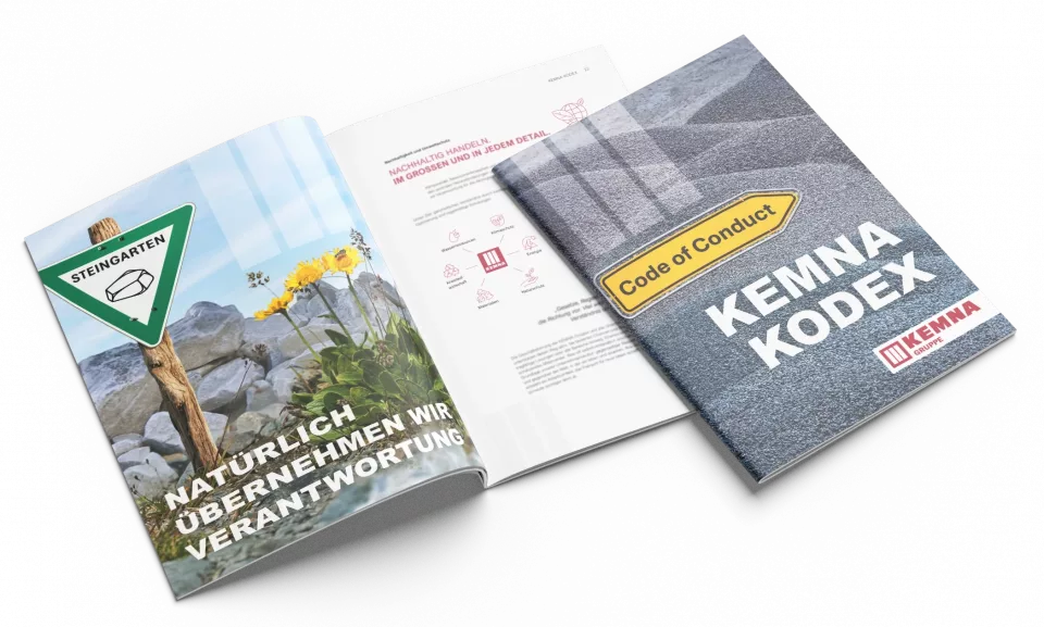 KEMNA Gruppe, Code of Conduct, Doppelseite und Titel